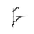 thumbnail image 2 of Workstream by Monoprice Support de Bureau pour Moniteur et Clavier Assis-Debout, jusqu'à 32 Pouces, Assistance Pneumatique, Compatible VESA, 2 of 2