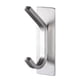 thumbnail image 1 of Ganchos adhesivos de acero inoxidable resistentes para colgar en la pared, sin tornillos, para baño, cocina, organización, paquete de 4 Aestivo | Plateado | AESTIVO, 1 of 7