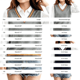 thumbnail image 5 of Fnhpitd Sweater Vest Girls Fall and Winter Waistcoat, School Uniforms Sleeveless Knit Pullover Navy 130, 5 of 7
