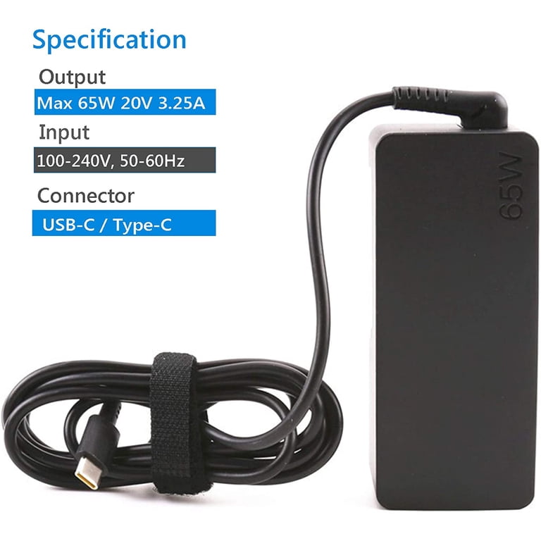 65W USB C Ladegerät Netzteil für Lenovo Chromebook 100e 300e 500e 65W USB C Ladegerät Netzteil für Lenovo Chromebook 100e 300e 500e