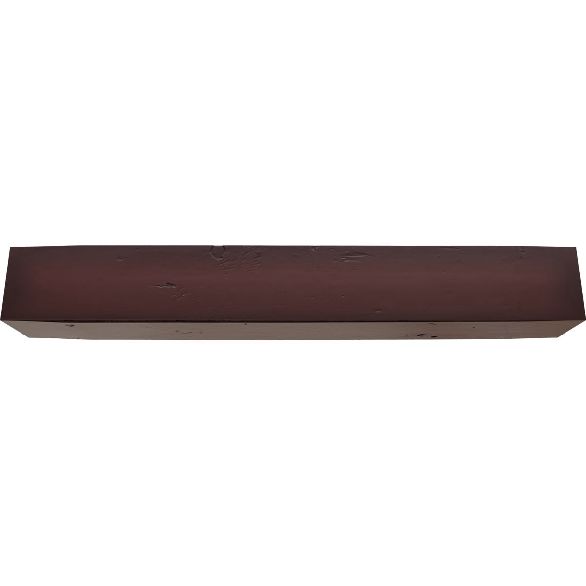 12"W x 6"H x 12'L 3-Sided (U-beam) Knotty Pine Endurathane Faux Wood Ceiling Beam, Cherry