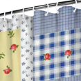 thumbnail image 3 of Pioneer Flower Floral Print Pattern Shower Curtain 84"x72" ,Bathroom Decorative Shower Curtains Set with 12 Hooks,Modern Waterproof Washable Shower Curtain, 3 of 6
