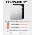 thumbnail image 3 of Magic Keyboard Case for iPad Pro 13" M5 2025/M4 2024, 7‑Color Backlit, Battery Display & Multi‑Touch Trackpad，Black, 3 of 16