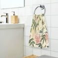 thumbnail image 6 of Vintage Flower Birds Hand Towels Set of 2, Highly Absorbent Soft Washcloth Face Towels Bathroom Decorative Towel for Beach Gym Spa Shower, 16x28In, 6 of 7