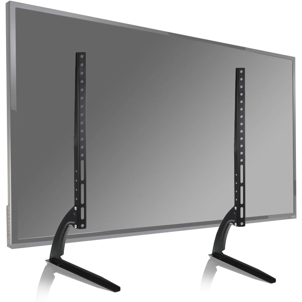Widealiff TV Stand Tabletop Base LCD Flat Screen Height Adjustable