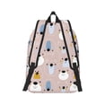 thumbnail image 3 of Daiia Cute Hand Drawn Bear Vintage Canvas Backpack for Men and Women ,Hiking Backpack,Travel Laptop Bag for School,Large Capacity Backpack, 3 of 8