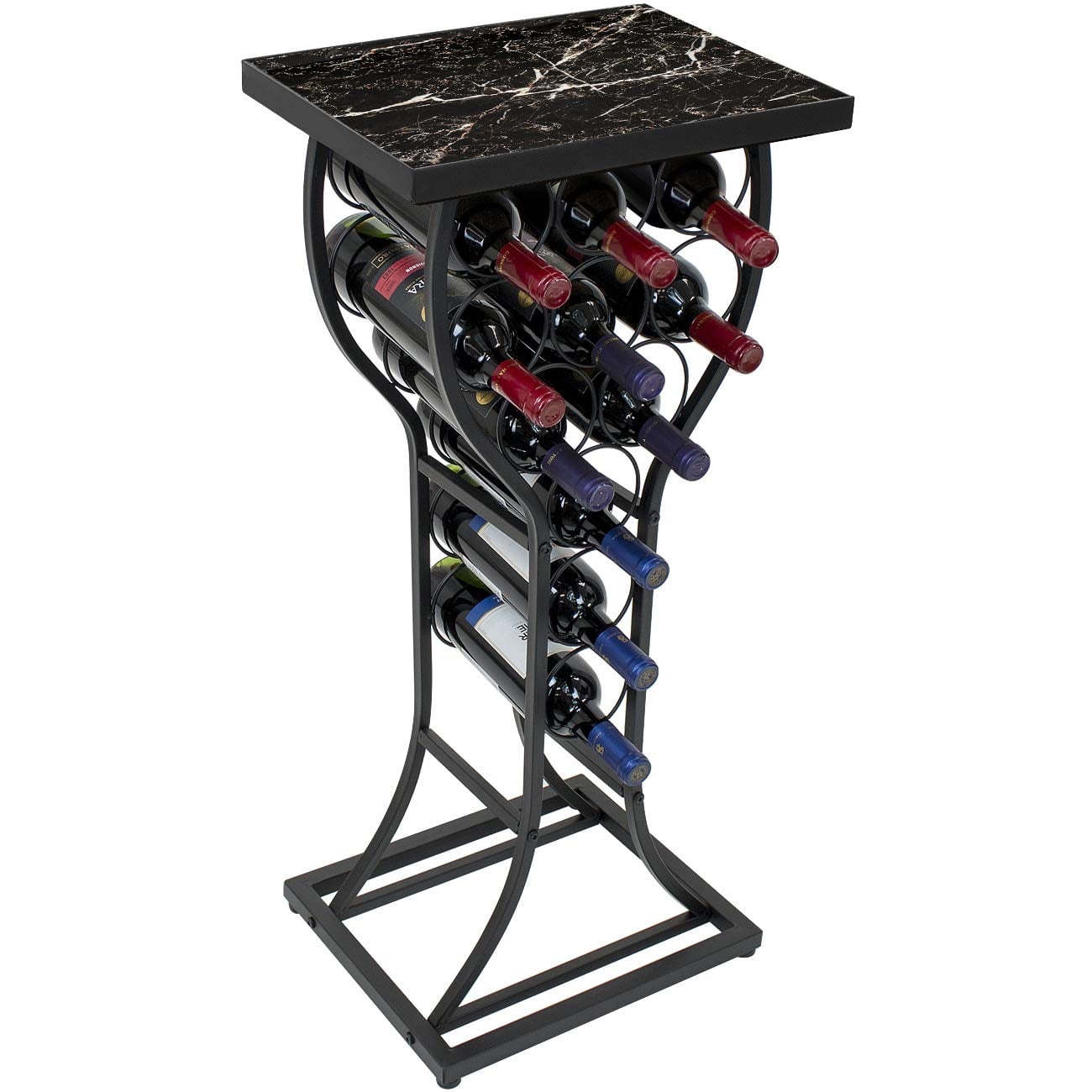 Buy Sorbus Marble Wine Rack Console Table Freestanding Wine Storage