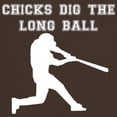 thumbnail image 3 of CafePress - Chicks Dig The Long Ball T Shirt - Men's Classic Graphic Cotton T-Shirt, 3 of 4