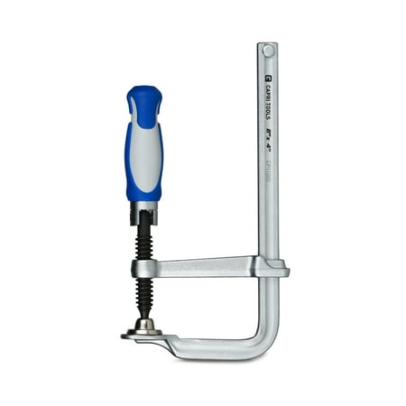 UPC: 0886352110006 | Capri Tools 8-Inch All Steel Bar Clamp with Foldable Ergonomic Handle  4-Inch Throat Depth  922 lb Clamping Force