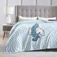 thumbnail image 4 of Indiana- State Sycamores Fleece Blanket, Very Soft Microfiber Flannel Blanket for Couch Warm and Cozy for All Seasons, 4 of 6