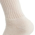 thumbnail image 6 of Women's Cotton Blend Crew Socks 3-Pack - Breathable for Active Wear, Fits Shoe Size 5-10, 6 of 6