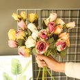 thumbnail image 5 of CAROOTU Artificial Rose Bouquets Realistic Flower Durable for Wedding Decor Table, 5 of 5