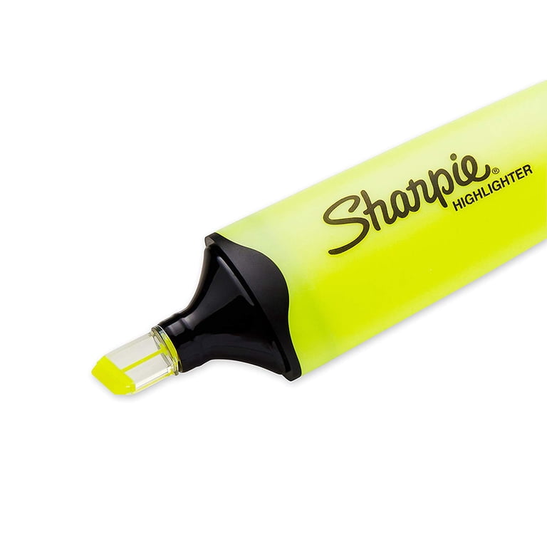 Clear View Highlighters, Chisel Tip, Yellow, 3 Pack photo 4