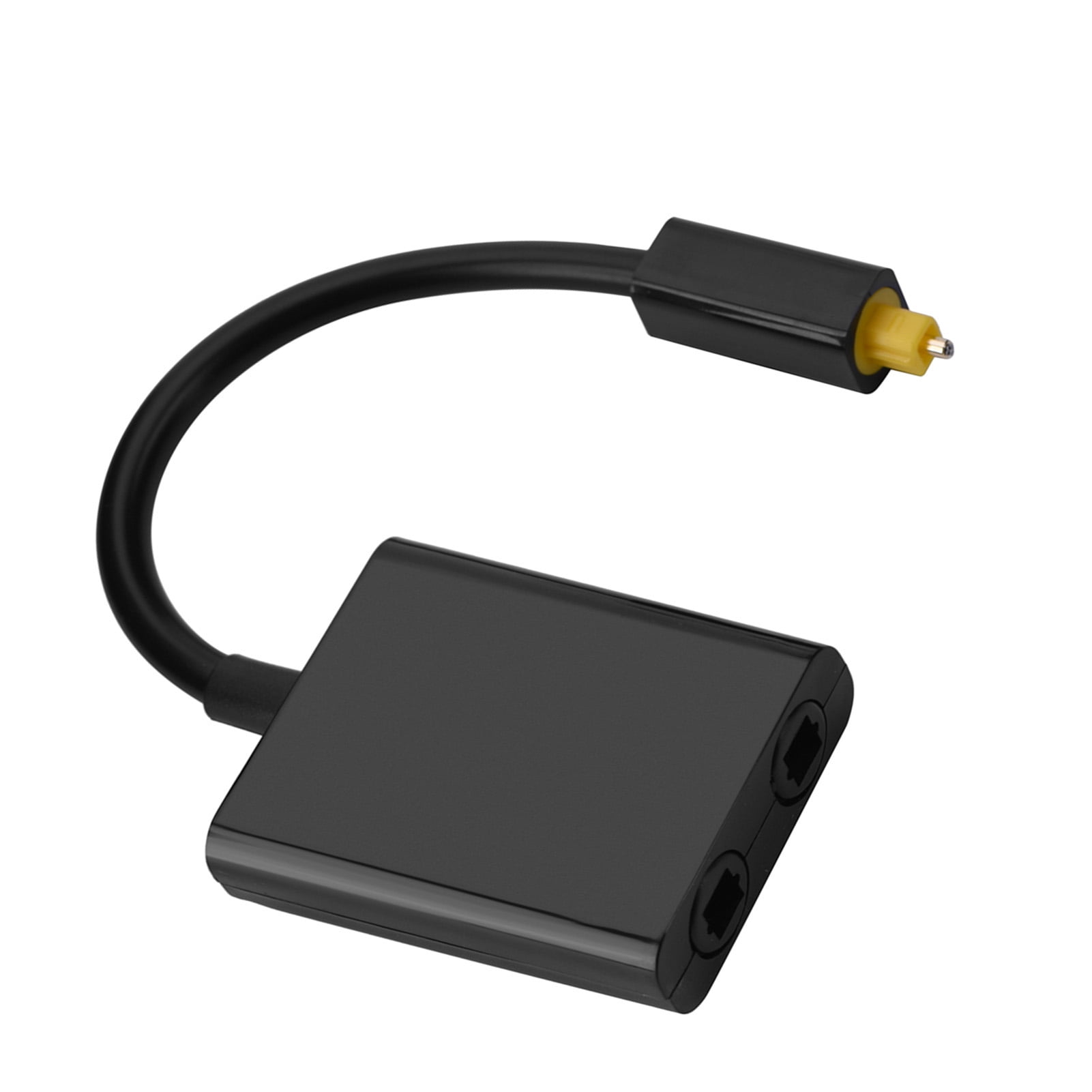 Fdit câble coaxial spdif Câble Audio Adaptateur Séparateur Audio Optique  Toslink Numérique à Deux Ports 1 en 2 sur