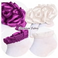 thumbnail image 4 of TELOLY 2Pairs Kids Socks,8-10 Years Old Ruffle Socks,Ankle Length Lace Socks,Style3,20-22Cm, 4 of 7