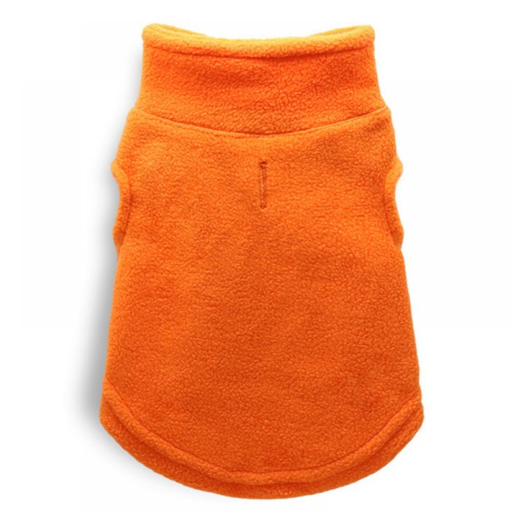Stretch Pullover Fleece Dog Sweater Warm Dog Jacket Winter Clothes for