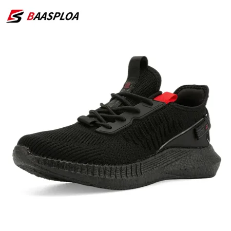 

Baasploa Men‘s Lightweight Comfortable Running Shoes Breathable Knit Sneakers