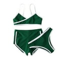 thumbnail image 3 of Yuanyu Kids Girl 3 Pack Bikini Set Swimwear Bathing Suit Beach Swimsuit 7-13 Years, 3 of 7
