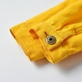 thumbnail image 5 of Ierhent Classic Denim Jacket for Boys Girls & Women(Yellow,18-24 Months), 5 of 5