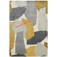 thumbnail image 3 of Modern Hand-Tufted Rug in Ochre Grey Area Rug, 3 of 5