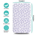 thumbnail image 4 of Daisy Floral Coffee Maker Mat - 4-Layer Absorbent Non-Slip Mat for Coffee Station, Vintage Watercolor Design, 4 of 4