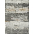 thumbnail image 2 of Mark&Day Area Rugs, 9x12 Lou Modern Charcoal/Off-White Area Rug, Grey Off-White Orange Carpet for Living Room, Bedroom or Kitchen (9'2" x 12'), 2 of 5