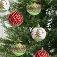 thumbnail image 5 of RBCKVXZ 3.1"/78mm Christmas Balls Ornaments Set, 6 Pcs Shatterproof Christmas Tree Balls Hanging Decoration, Muti-Color Sequi Xmas Ball Ornaments with Loop for Holiday Party Bulbs, 5 of 6