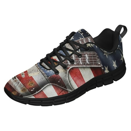 

Electric Guitar America Running Shoes Sneakers Mesh Black Size 11