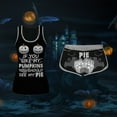 thumbnail image 2 of Women‘s Print Sleeveless Shirts Tops Set Halloween Drawstring Shorts Set EAN13, 2 of 5