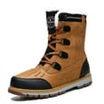 thumbnail image 1 of Zapatos de hombre Botas de nieve Botas de algodón Botas altas con cordones de terciopelo de algodón Botas de trabajo cálidas Zapatos casuales altos de talla grande, 1 of 5