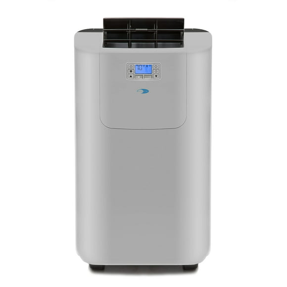 Whynter Elite ARC-122DHP 12,000 BTU Dual Hose Portable Air Conditioner and Portable Heater with Dehumidifier and Fan for Rooms Up to 400 Sq Ft, Includes Activated Carbon Filter and Storage Bag, Silver