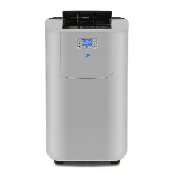 Whynter Elite ARC-122DHP 12 000 BTU Double Tuyau Climatiseur Portable et Chauffage Portable avec Déshumidificateur et Ventilateur pour les Pièces jusqu'à 400 Pieds Carrés, Comprend un Filtre à Charbon Actif et un Sac de Stockage, Argent