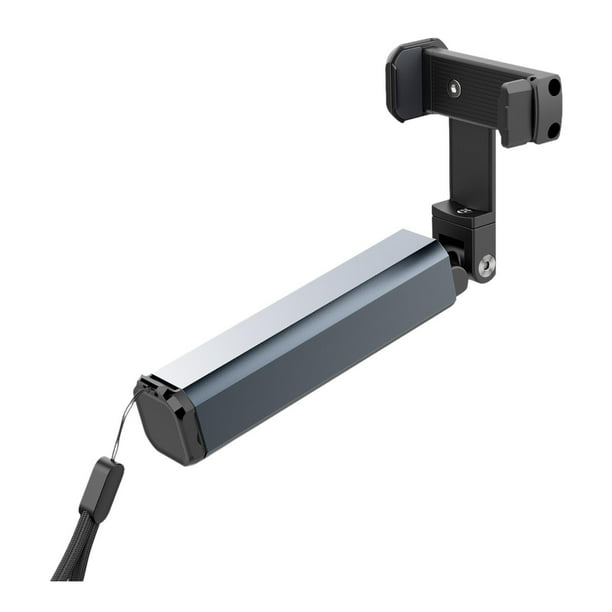 Soporte para teléfono de avión, portátil, con rotación de 360 grados, imprescindible, compacto, plegable, para viajes en tren de alta velocidad y Gris