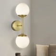 Light Society Zeno Globe 2Light Wall Sconce