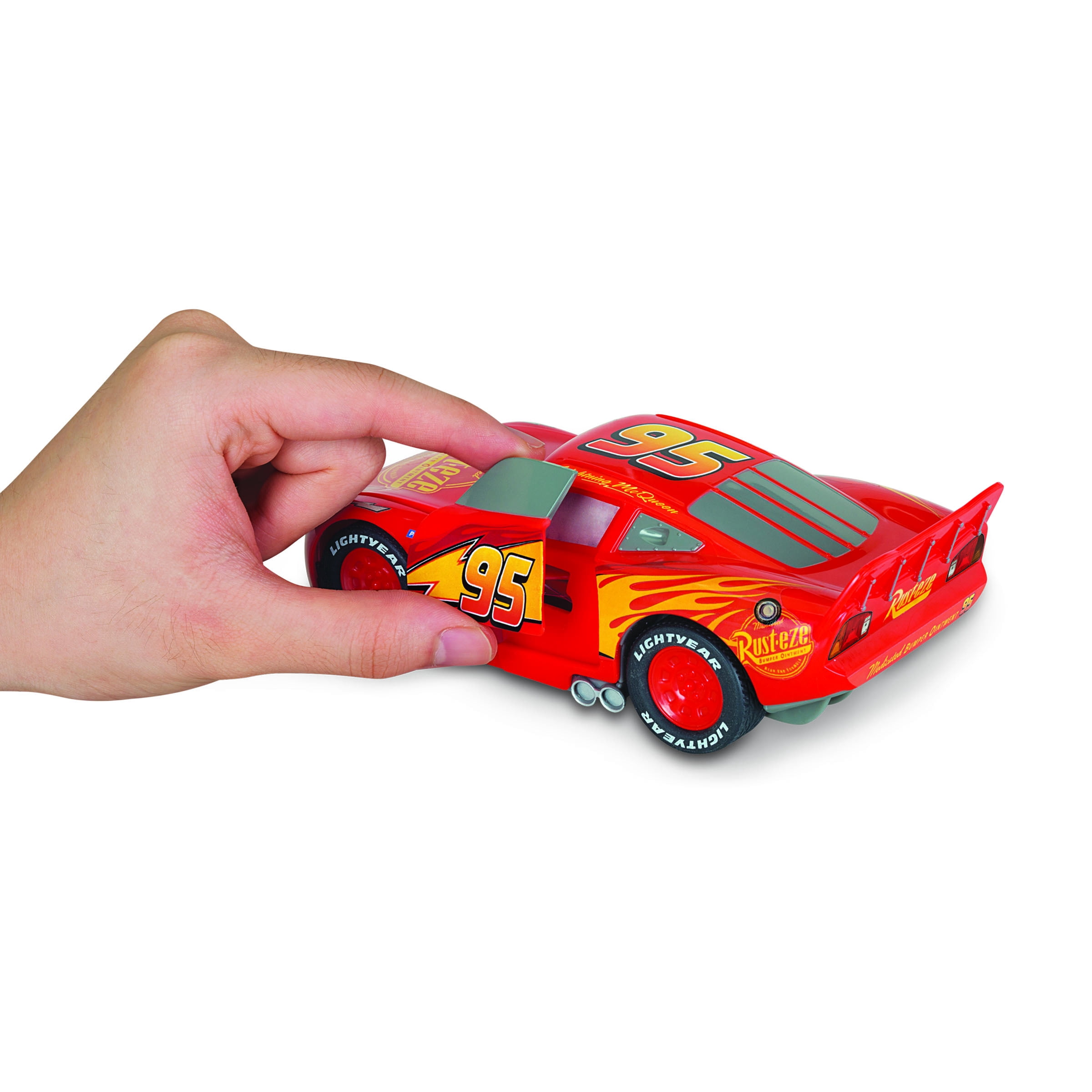 CARS Crazy Crash & Smash Lightning McQueen RC Car 00276 for sale online