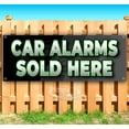 thumbnail image 1 of Car Alarms Sold Here 13 oz Vinyl Banner With Metal Grommets, 1 of 4