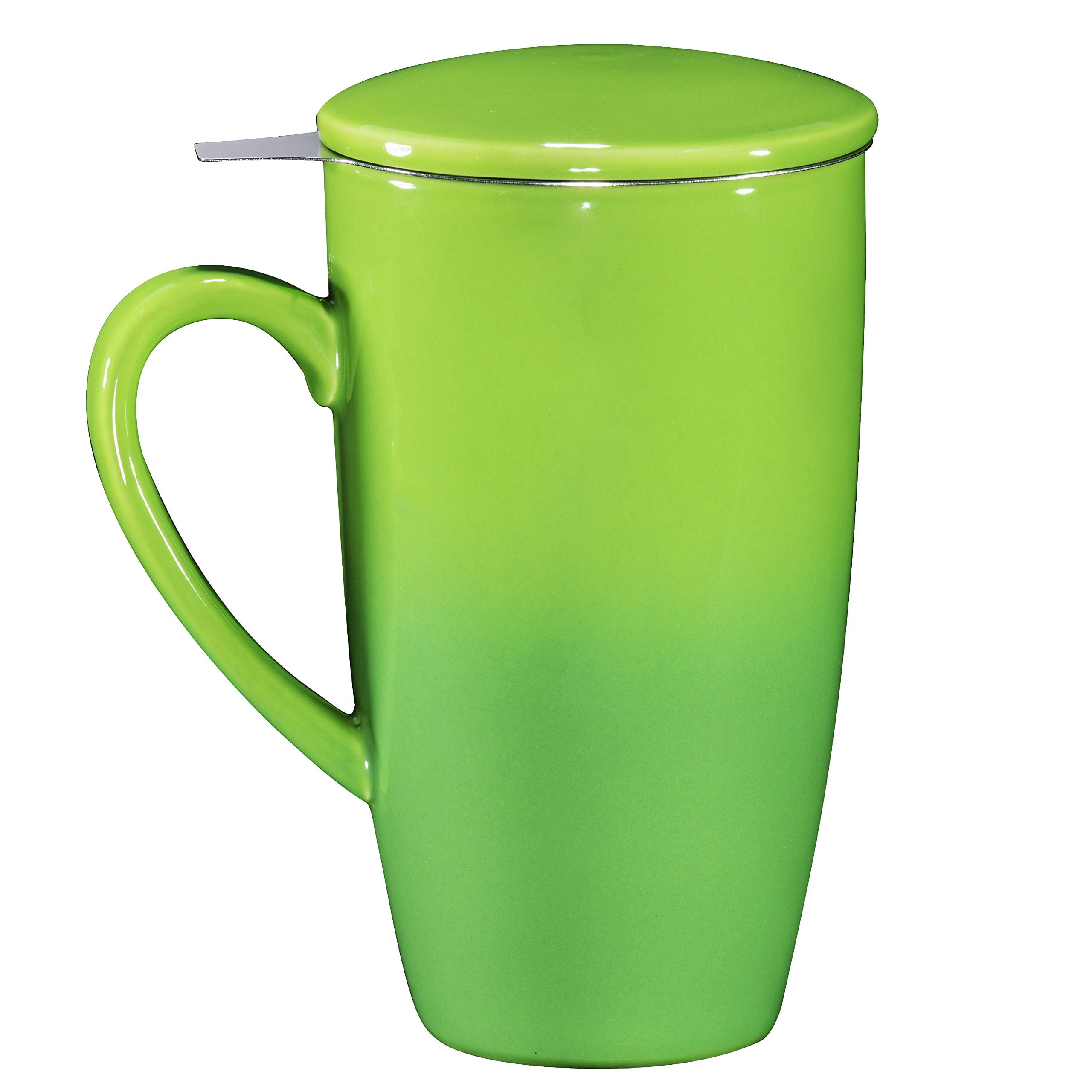 Bruntmor Ceramic Tea Infuser Mug With Stainless Steel Infuser And