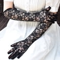 thumbnail image 5 of PMVFHDE Black Gloves Womens Short Lace Breathable Riding Sunscreen Wedding Gloves Ice Silk Non Slip Screen, 5 of 5