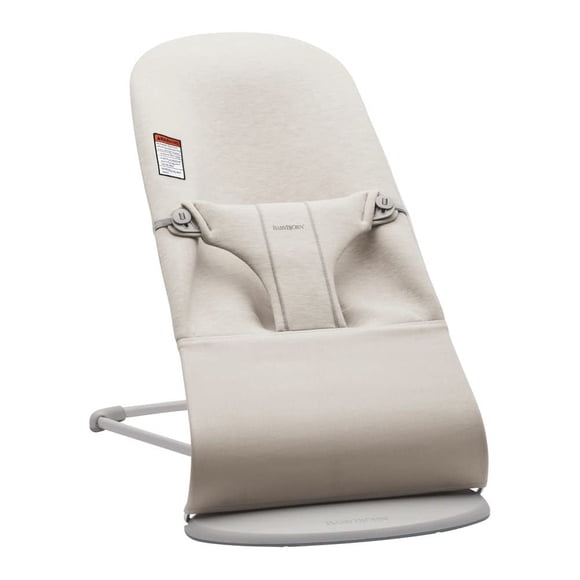 BabyBjorn Bouncer Bliss, Jersey 3D, Beige Pâle