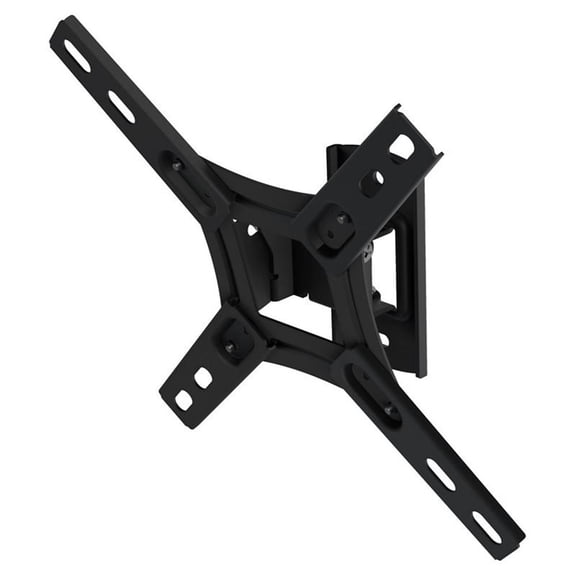 MRL22-A Single Head Tilt & Turn Monitor Wall Mount - Black