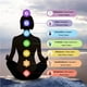 thumbnail image 3 of Soidarity 7 piedras de Chakras, cristales curativos, adorno colgante para coche, adorno colgante exquisito para meditación, adorno para coche Uniforme atlético Soidarity OD012372-00, 3 of 6