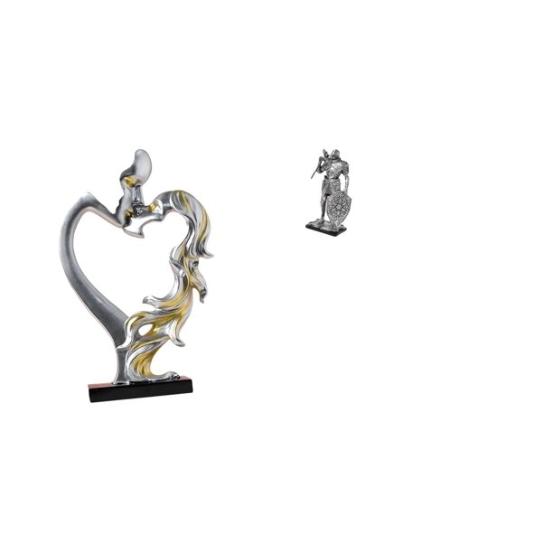 Estatua de pareja,Figura de pareja besándose,regalo de boda moderno,Figura de escritorio,Estatua de caballero,estatuilla,escultura,artesanía,decoración de escritorio,Arte coleccionable