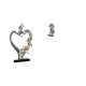 thumbnail image 1 of Estatua de pareja,Figura de pareja besándose,regalo de boda moderno,Figura de escritorio,Estatua de caballero,estatuilla,escultura,artesanía,decoración de escritorio,Arte coleccionable, 1 of 8