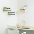 thumbnail image 5 of Umbra Conceal Large Floating Metal Wall Shelves, Set of 3 Silver, 5 of 13