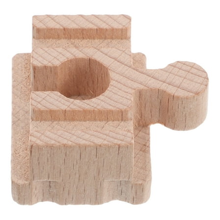 HOMEMAXS Short Straight Wooden Train Track Accessories Train Toys Expansion Wooden Railway Toy Track Train Toys Montessori Toys For Building Imaginative Play