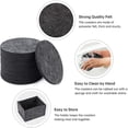 thumbnail image 3 of Sous-verres Ronds en Feutre avec Boîte de Rangement 14 Pcs Sous-Verres Ronds en Feutre avec Boîte de Rangement Sous-Verre de Table d'Absorption d'Eau pour Boissons, 3 of 5
