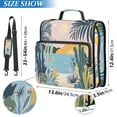 thumbnail image 2 of FORMRS Zipper Binder with Shoulder Strap 2-inch Ring 500 Sheet Capacity File Bag, Boho Style Sun, 2 of 5