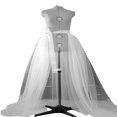 thumbnail image 2 of Jupes Longues en Tulle Tutu pour Femmes Mariage Fête Cocktail Bal Bandage Robe en Maille, 2 of 2