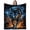 Wolf, variant on Fiery Blue Wolf Blanket Gifts for Women Men Adults Wolfs Lovers Cozy Plush Lightweight Cool Wolfs Throw Blankets for Bedding Sofa Decor Birthday Gifts 50×40 Inch
