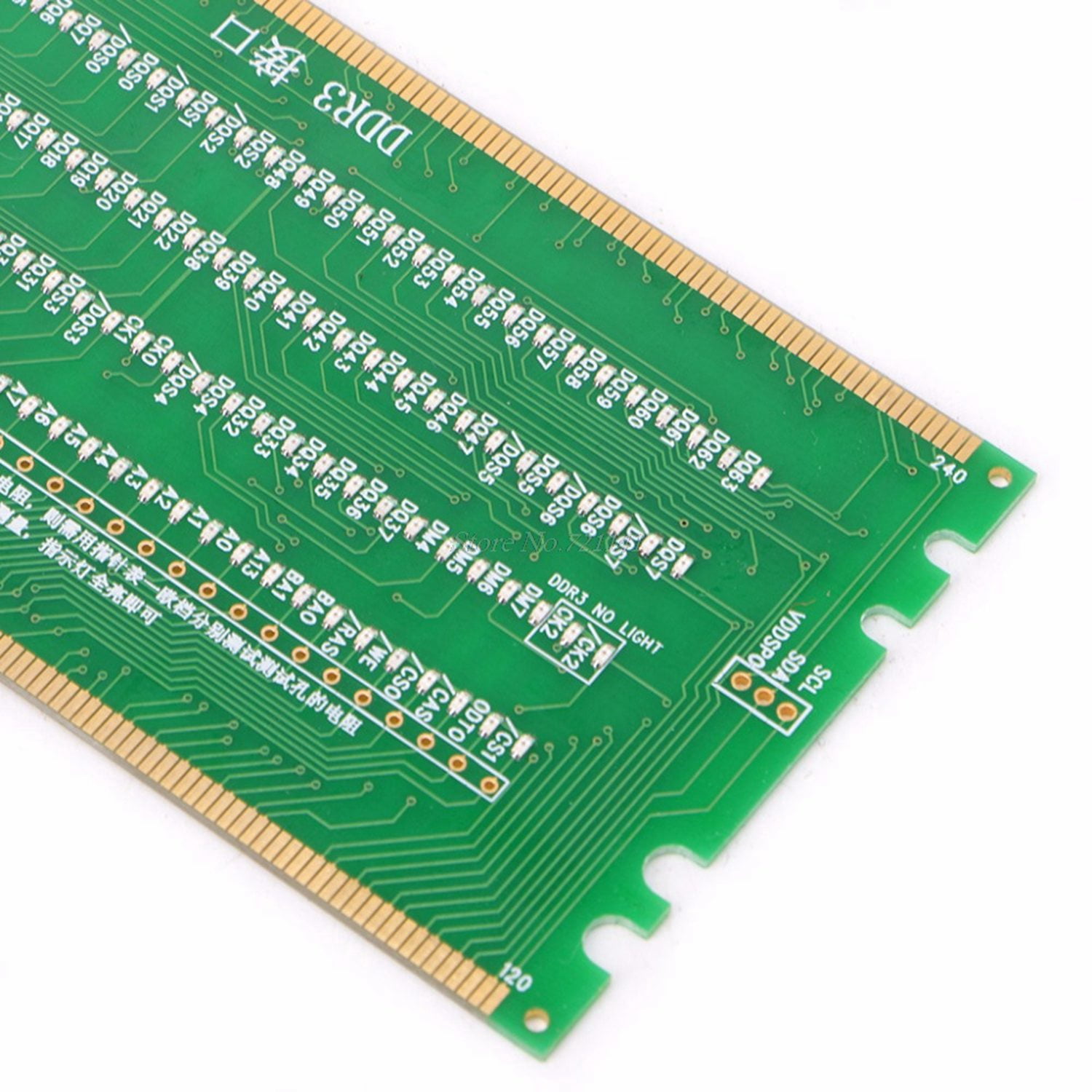 1 Pcs DDR2 and DDR3 2 in 1 Illuminated Tester with Light & 1 Pcs DDR4 Test Card LED Motherboard Repair Analyzer Tester